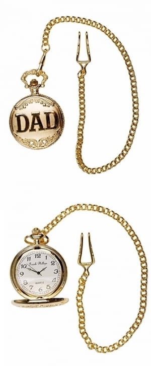 Photo of a Gold DAD pocket watch