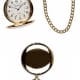 A photo of a plain polished gold style pocket watch