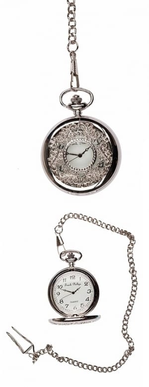 Photo of a Silver Filigree style Pocket Watch